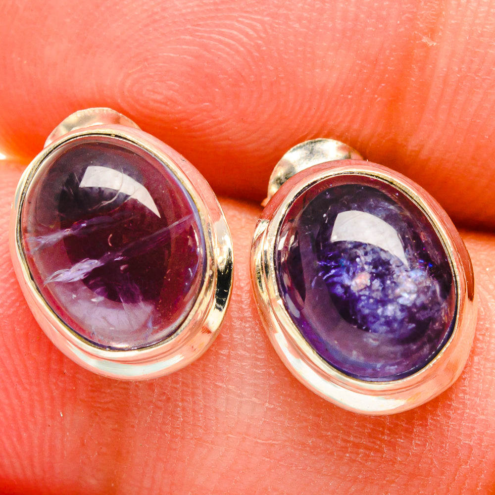 Tanzanite Earrings handcrafted by Anasilvercos - EARR421373