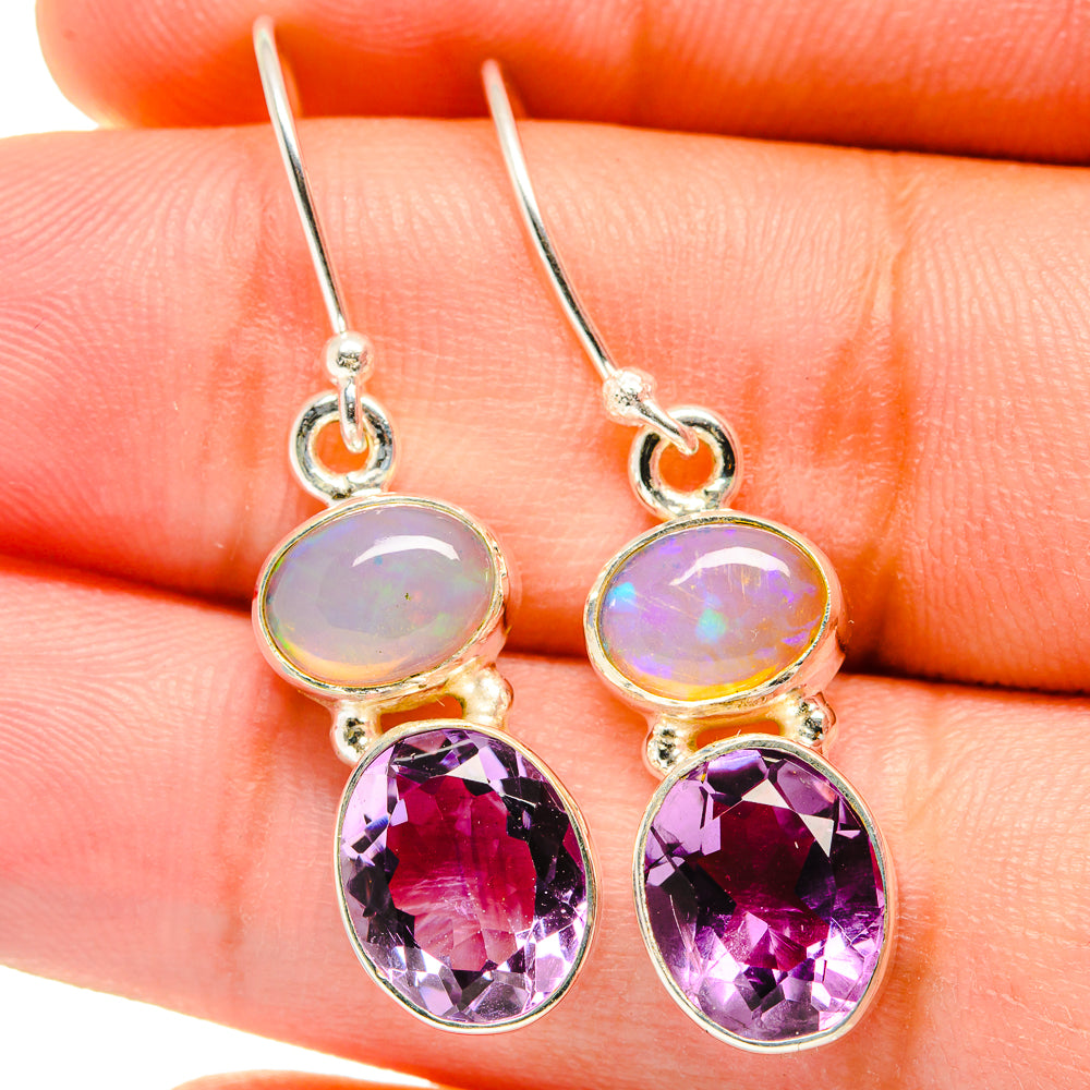 Amethyst Earrings handcrafted by Anasilvercos - EARR421375