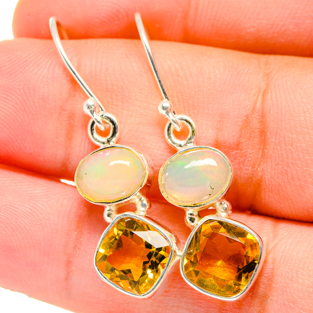 Citrine Earrings handcrafted by Anasilvercos - EARR421391
