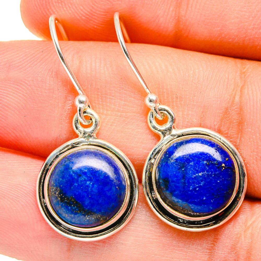 Lapis Lazuli Earrings handcrafted by Anasilvercos - EARR421400