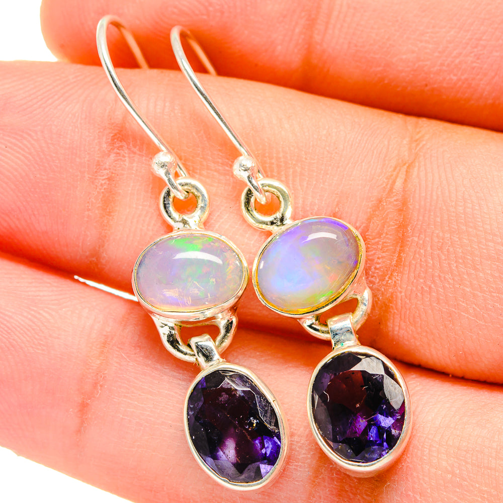 Tanzanite Earrings handcrafted by Anasilvercos - EARR421405