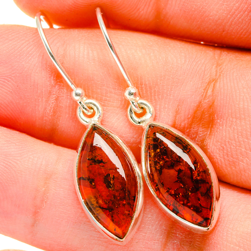 Baltic Amber Earrings handcrafted by Anasilvercos - EARR421410