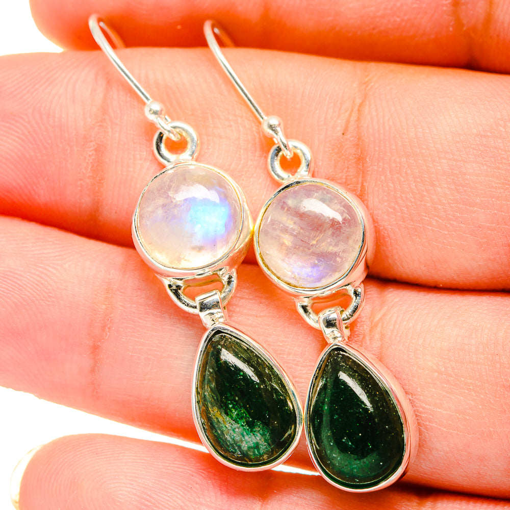 Green Aventurine Earrings handcrafted by Anasilvercos - EARR421412