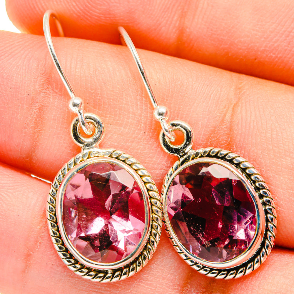 Color Change Alexandrite (Lab.) Earrings handcrafted by Anasilvercos - EARR421413