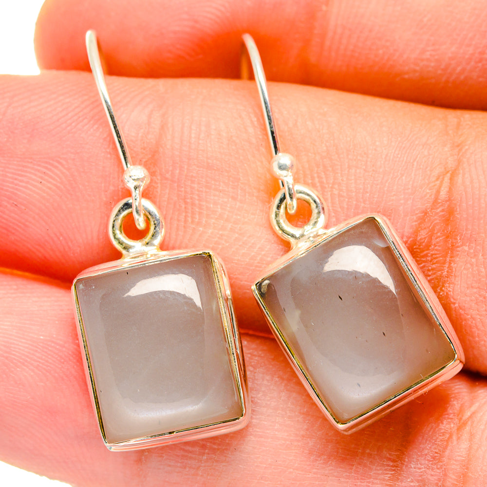 Moonstone Earrings handcrafted by Anasilvercos - EARR421416