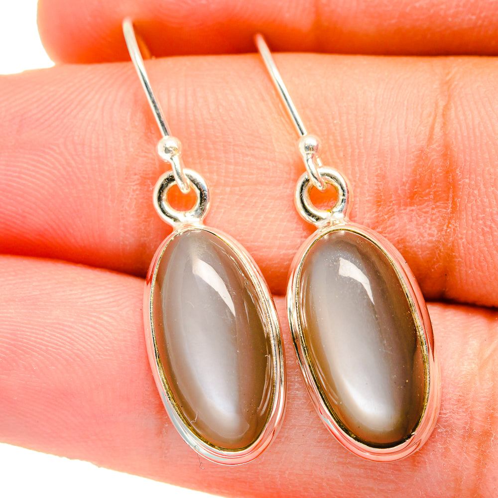 Moonstone Earrings handcrafted by Anasilvercos - EARR421428
