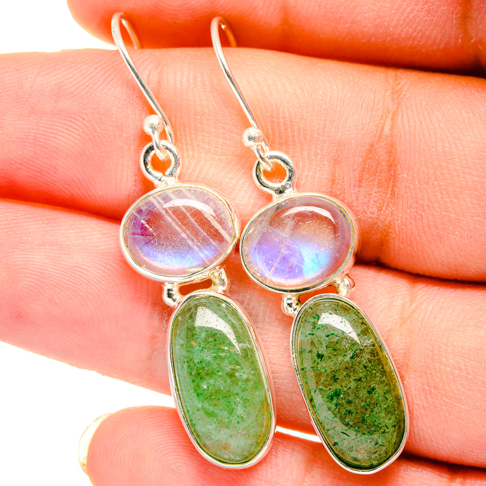 Green Aventurine Earrings handcrafted by Anasilvercos - EARR421432