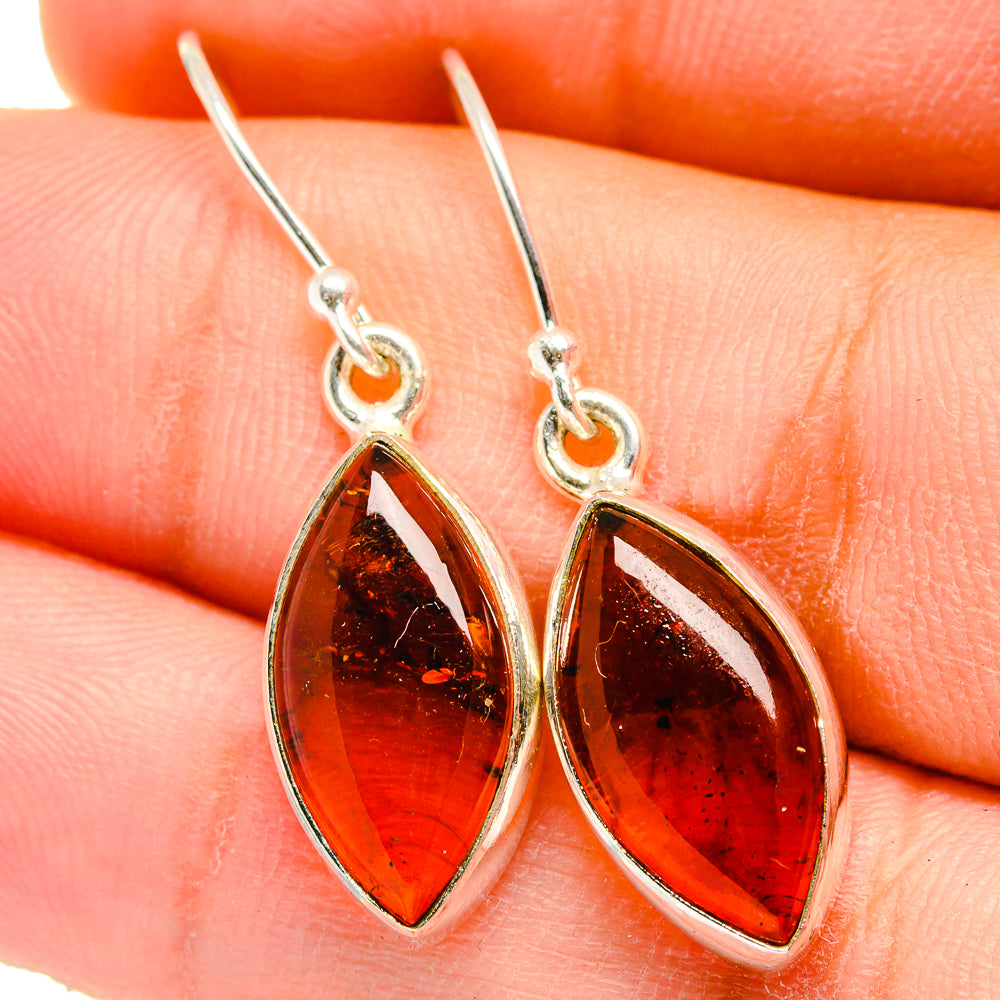 Baltic Amber Earrings handcrafted by Anasilvercos - EARR421433