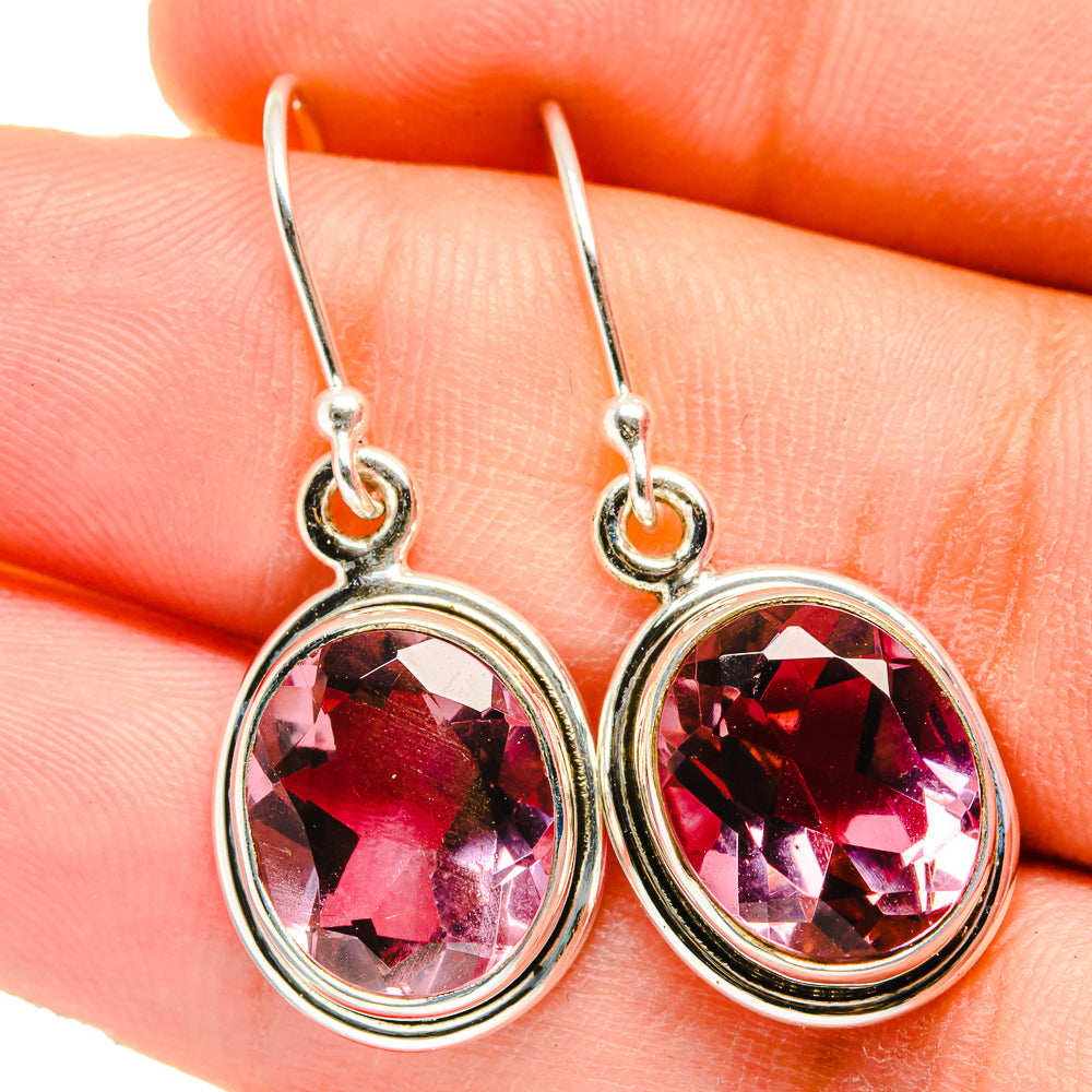 Color Change Alexandrite (Lab.) Earrings handcrafted by Anasilvercos - EARR421436