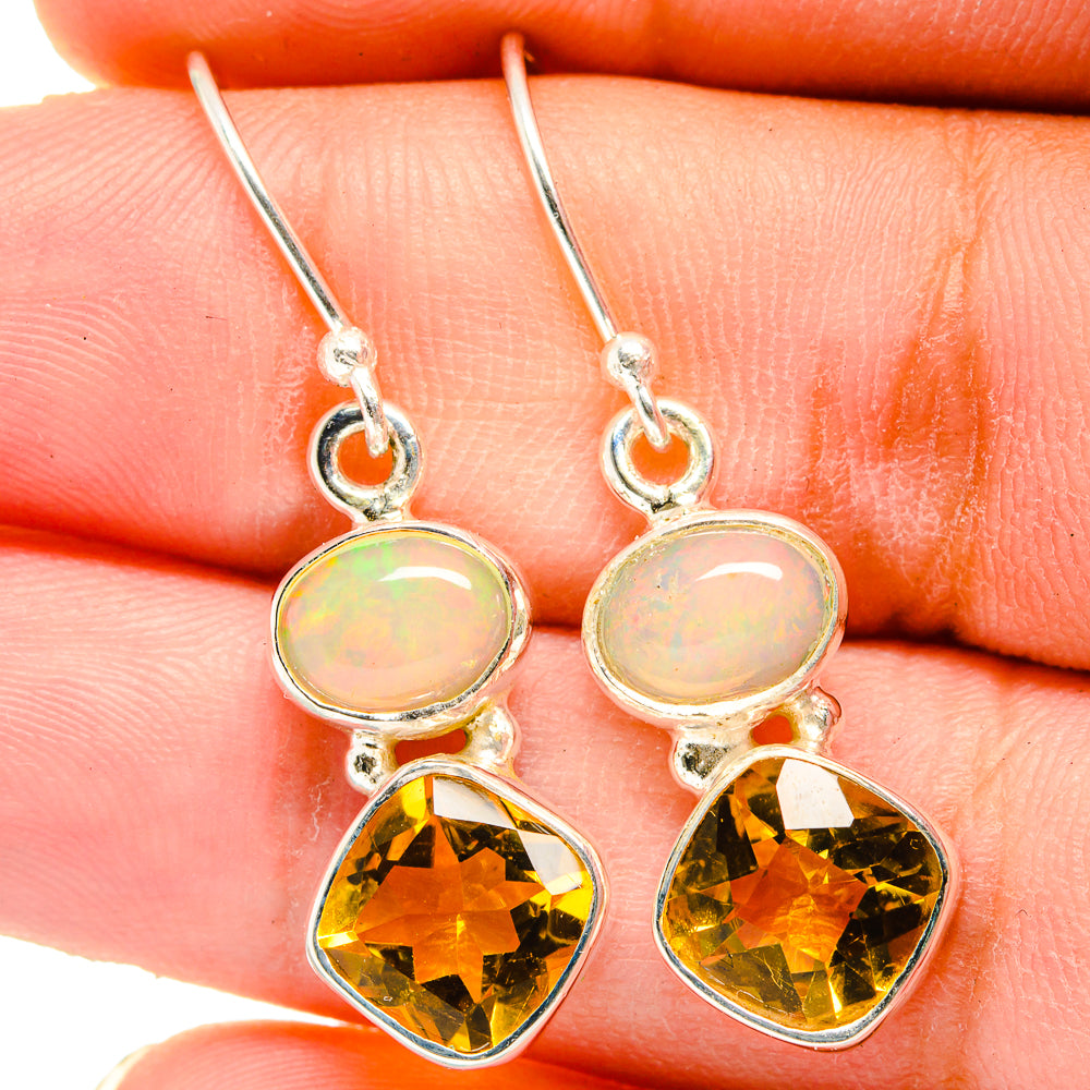 Citrine Earrings handcrafted by Anasilvercos - EARR421441