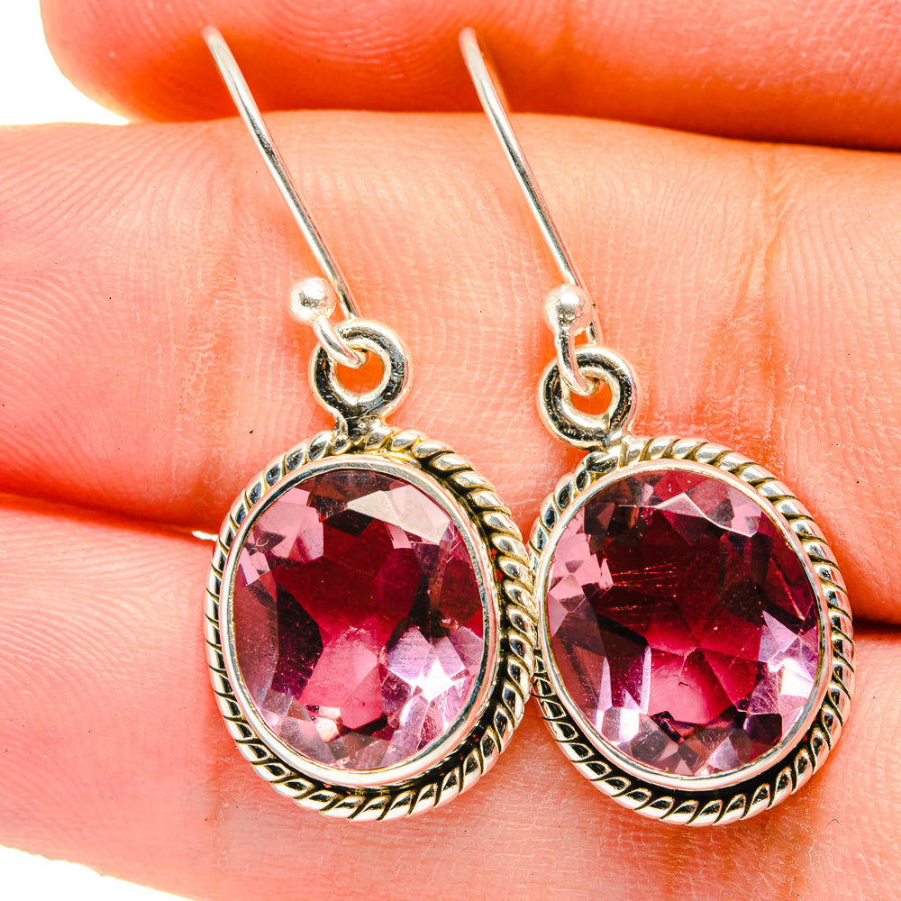 Color Change Alexandrite (Lab.) Earrings handcrafted by Anasilvercos - EARR421442