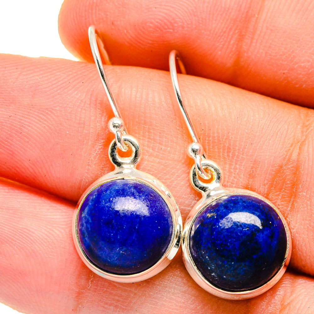 Lapis Lazuli Earrings handcrafted by Anasilvercos - EARR421448