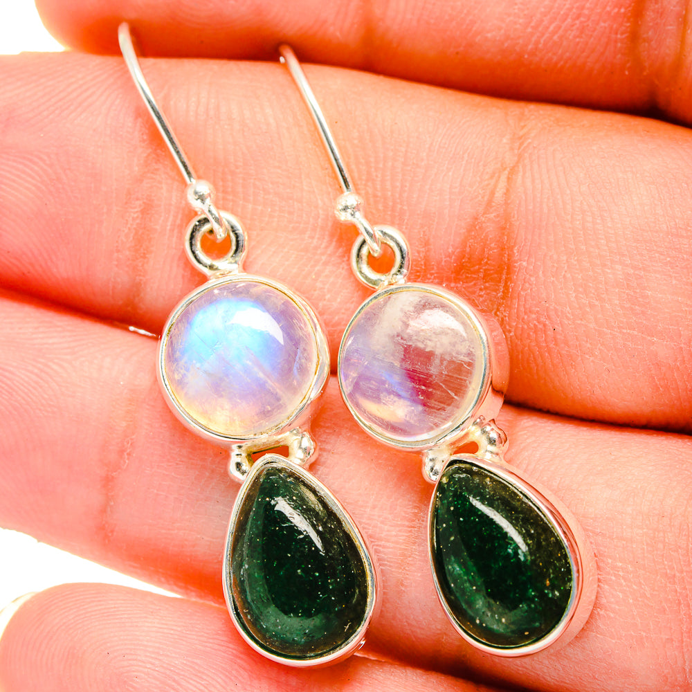 Green Aventurine Earrings handcrafted by Anasilvercos - EARR421452