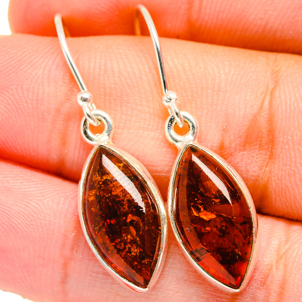 Baltic Amber Earrings handcrafted by Anasilvercos - EARR421460