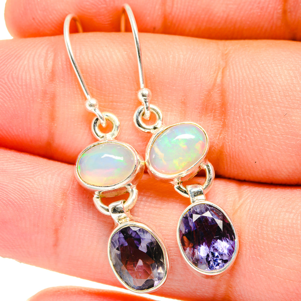 Tanzanite Earrings handcrafted by Anasilvercos - EARR421463