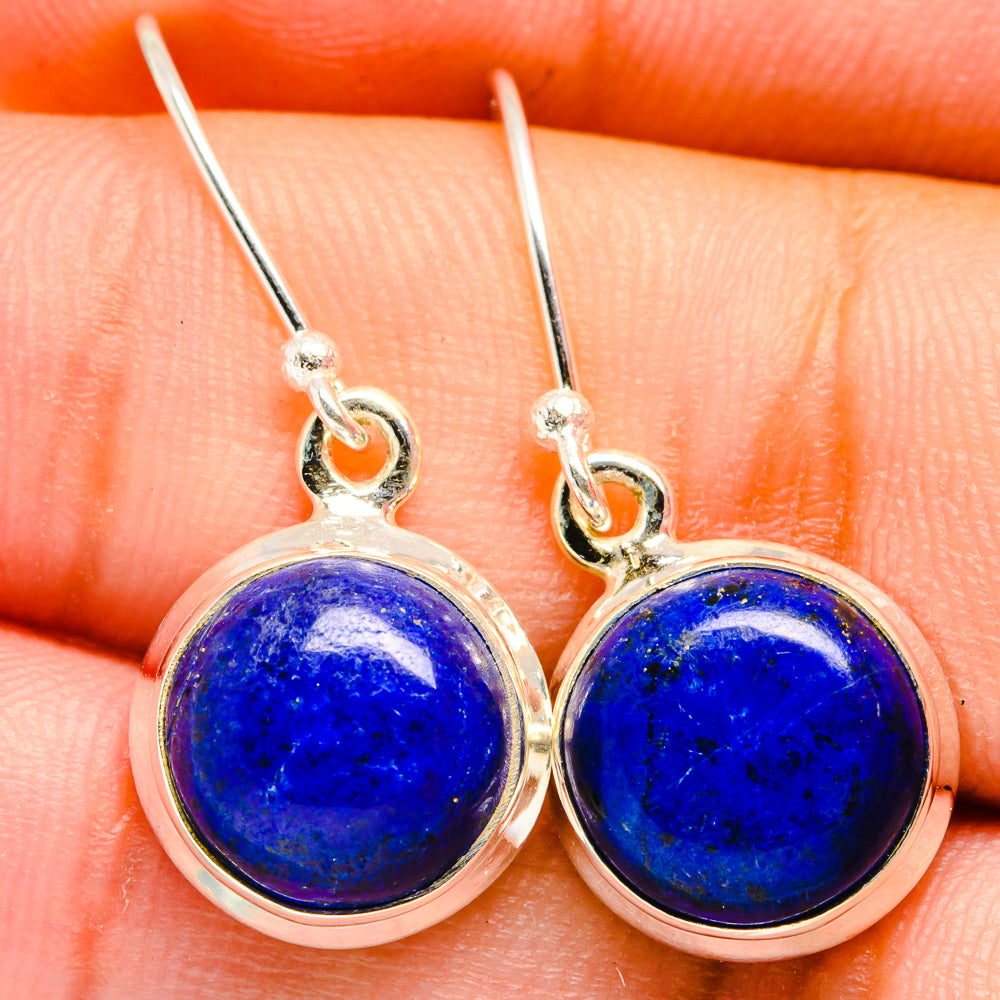 Lapis Lazuli Earrings handcrafted by Anasilvercos - EARR421464