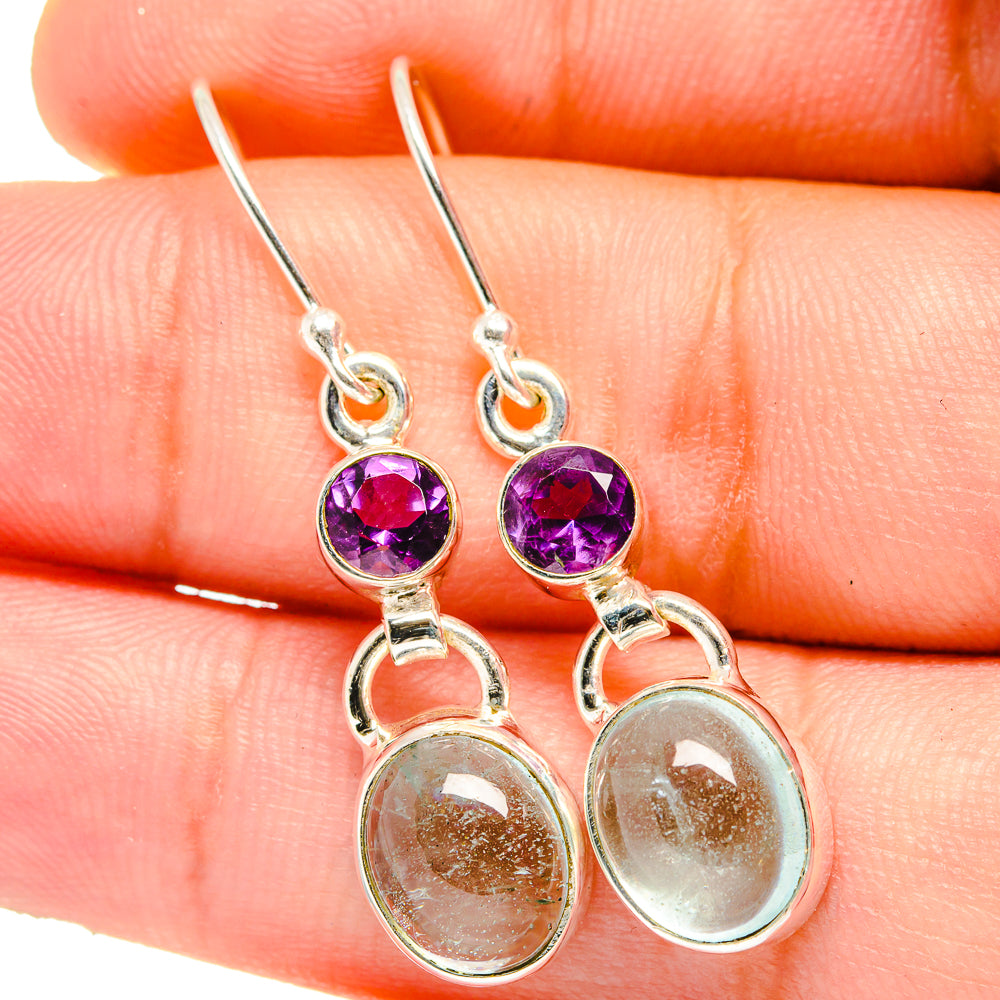 Aquamarine Earrings handcrafted by Anasilvercos - EARR421465