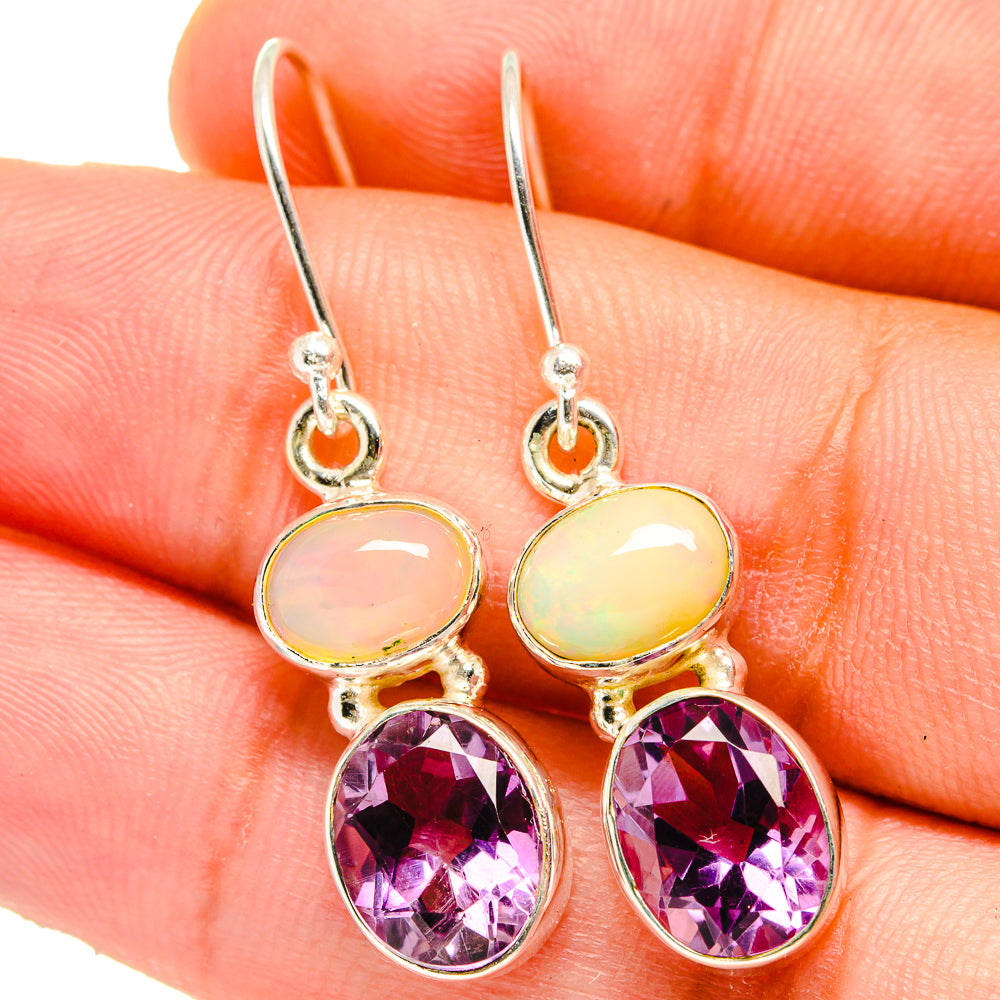 Amethyst Earrings handcrafted by Anasilvercos - EARR421470