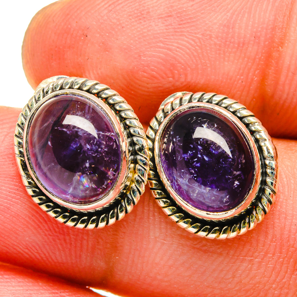 Tanzanite Earrings handcrafted by Anasilvercos - EARR421475