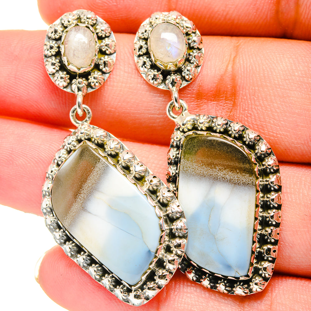 Owyhee Opal Earrings handcrafted by Anasilvercos - EARR421482