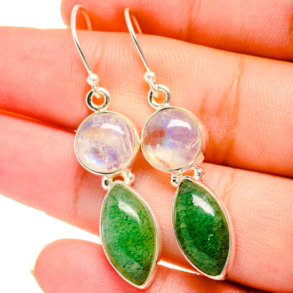 Green Aventurine Earrings handcrafted by Anasilvercos - EARR421485