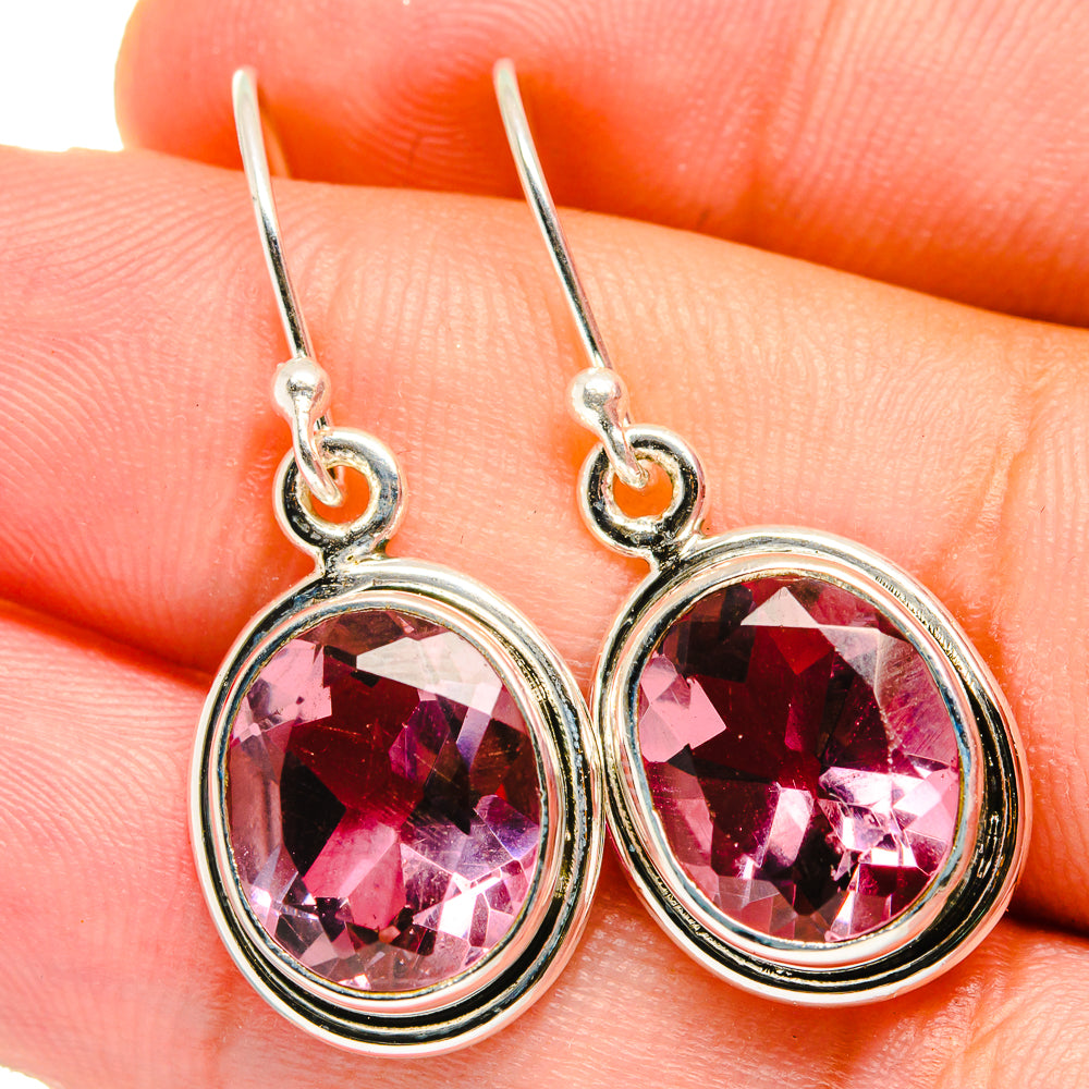 Color Change Alexandrite (Lab.) Earrings handcrafted by Anasilvercos - EARR421487