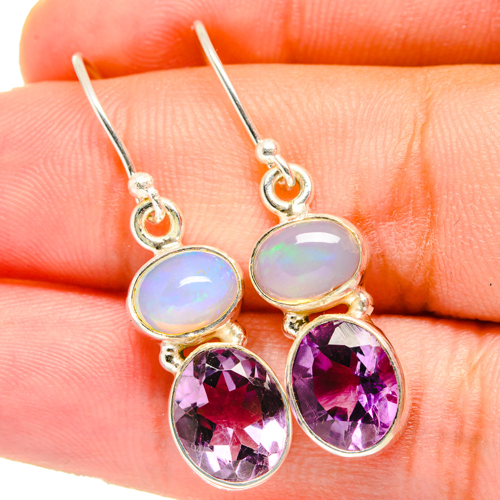 Amethyst Earrings handcrafted by Anasilvercos - EARR421492