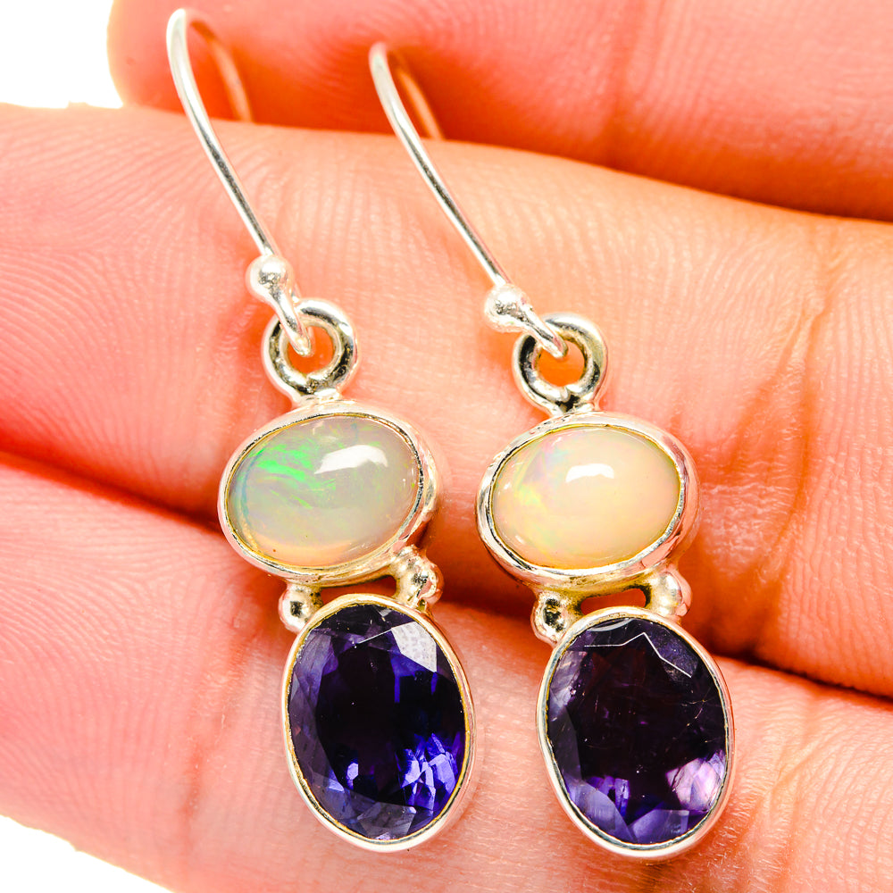 Tanzanite Earrings handcrafted by Anasilvercos - EARR421496