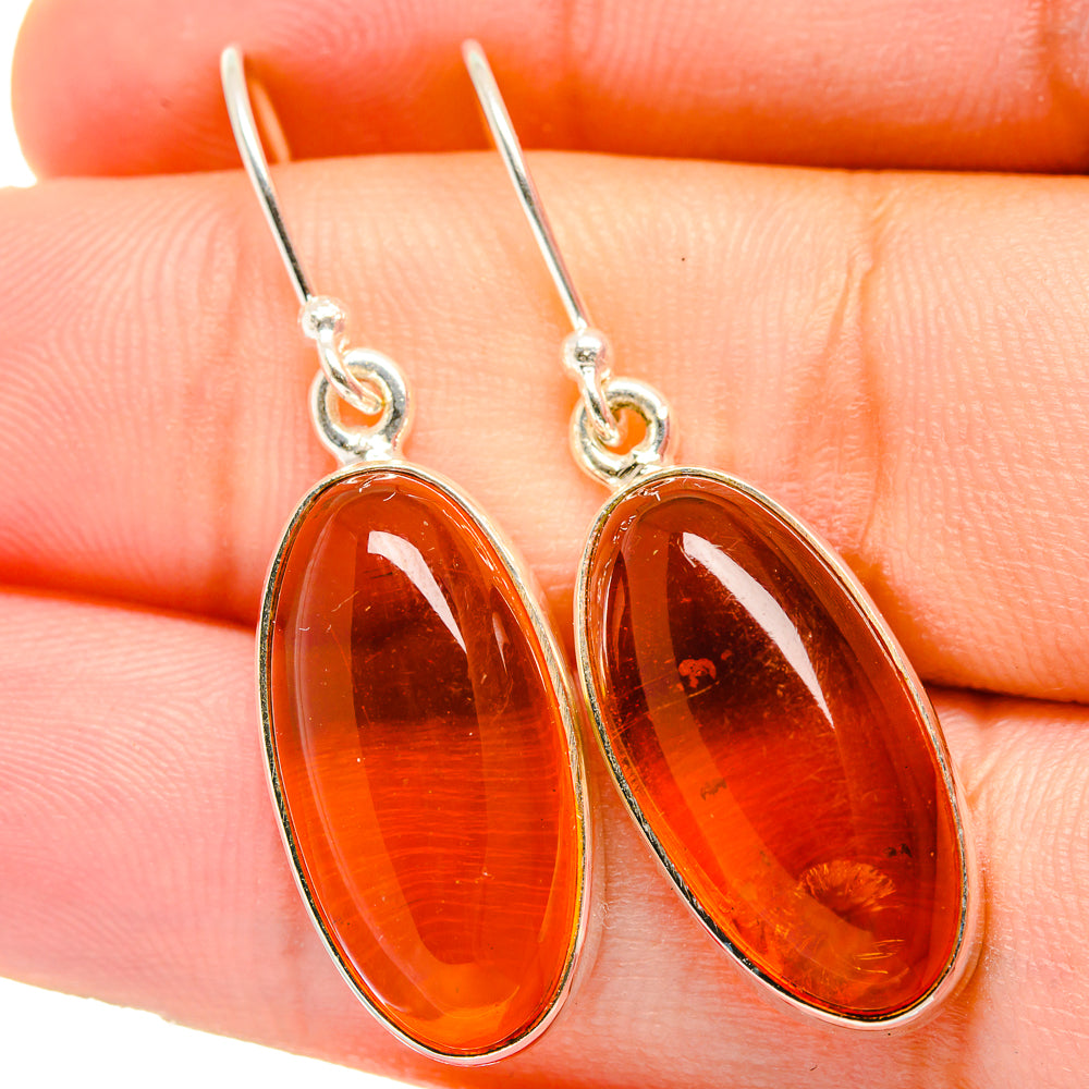 Baltic Amber Earrings handcrafted by Anasilvercos - EARR421503