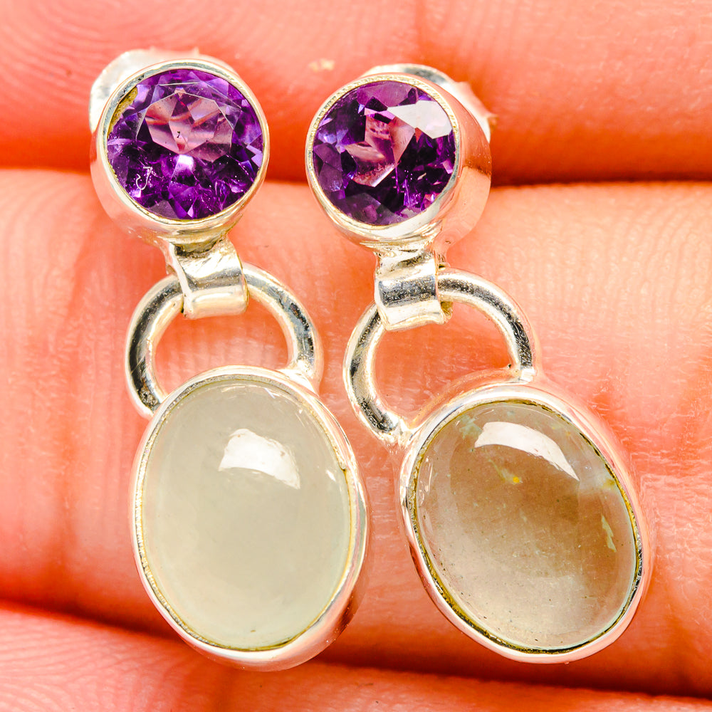 Aquamarine Earrings handcrafted by Anasilvercos - EARR421507