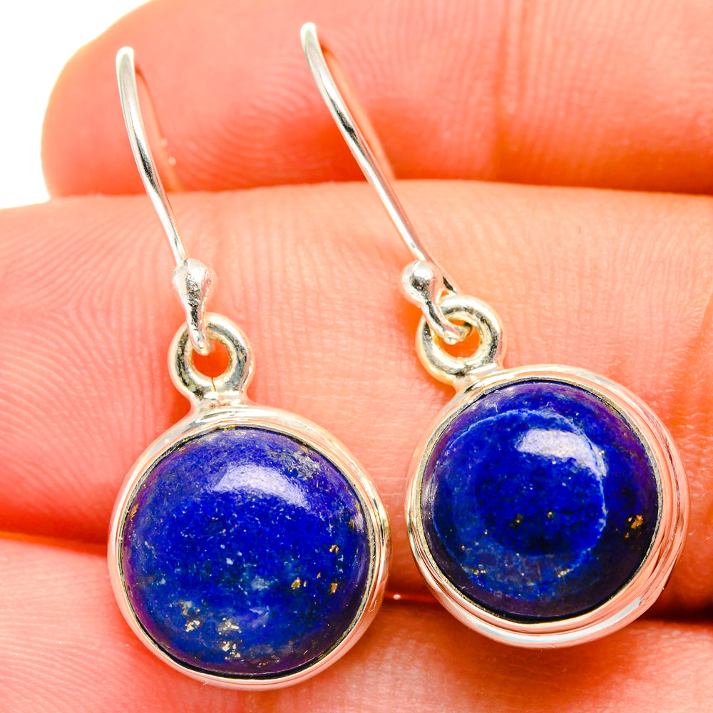 Lapis Lazuli Earrings handcrafted by Anasilvercos - EARR421516
