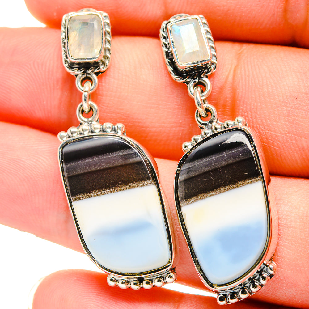 Owyhee Opal Earrings handcrafted by Anasilvercos - EARR421521