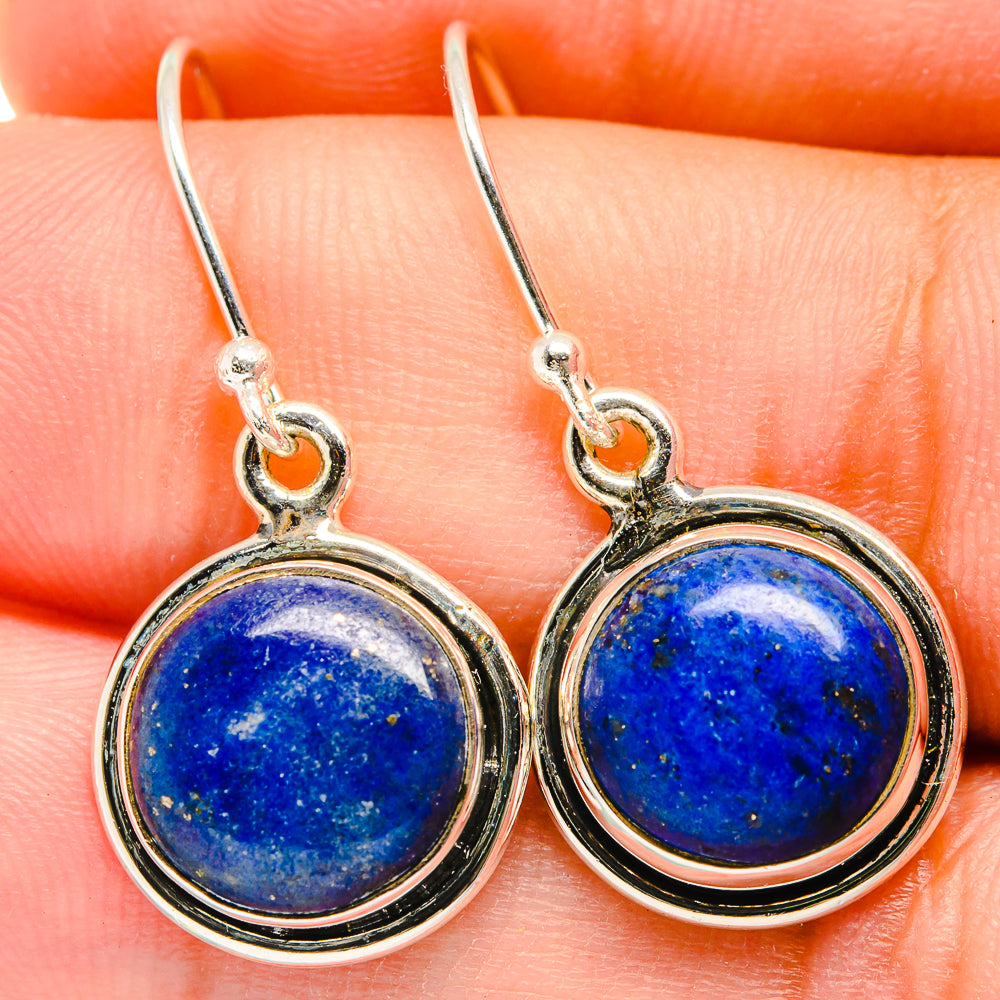 Lapis Lazuli Earrings handcrafted by Anasilvercos - EARR421526