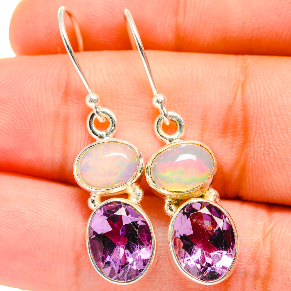 Amethyst Earrings handcrafted by Anasilvercos - EARR421530