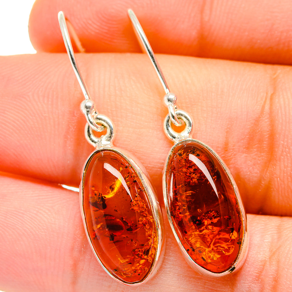 Baltic Amber Earrings handcrafted by Anasilvercos - EARR421532