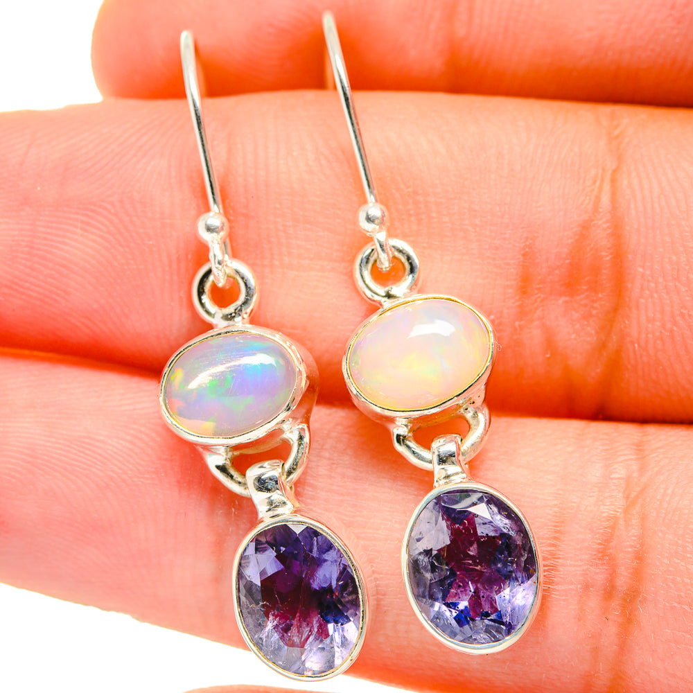 Tanzanite Earrings handcrafted by Anasilvercos - EARR421533