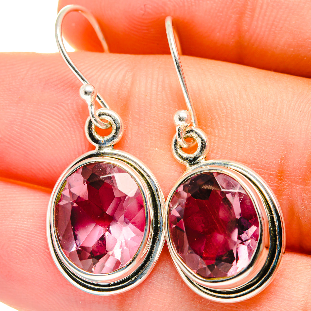 Color Change Alexandrite Earrings handcrafted by Anasilvercos - EARR421551
