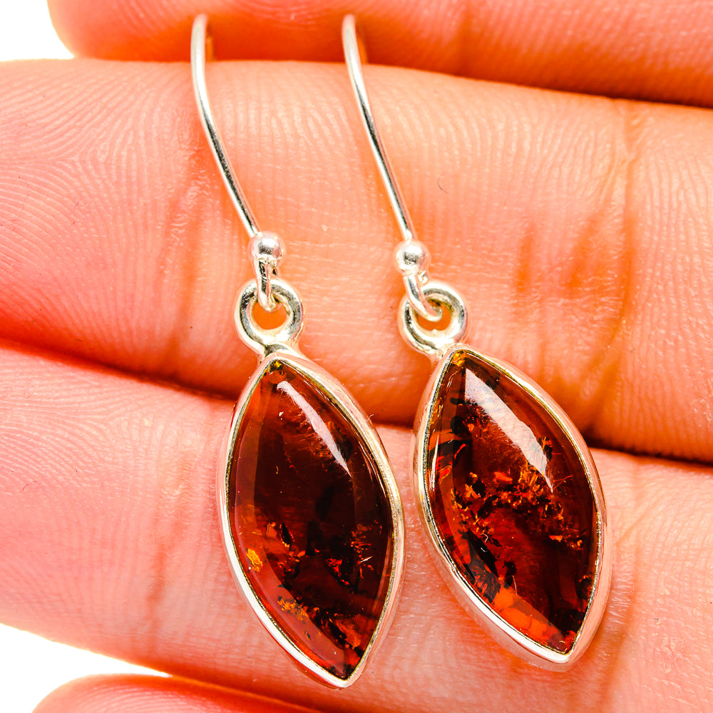 Baltic Amber Earrings handcrafted by Anasilvercos - EARR421557