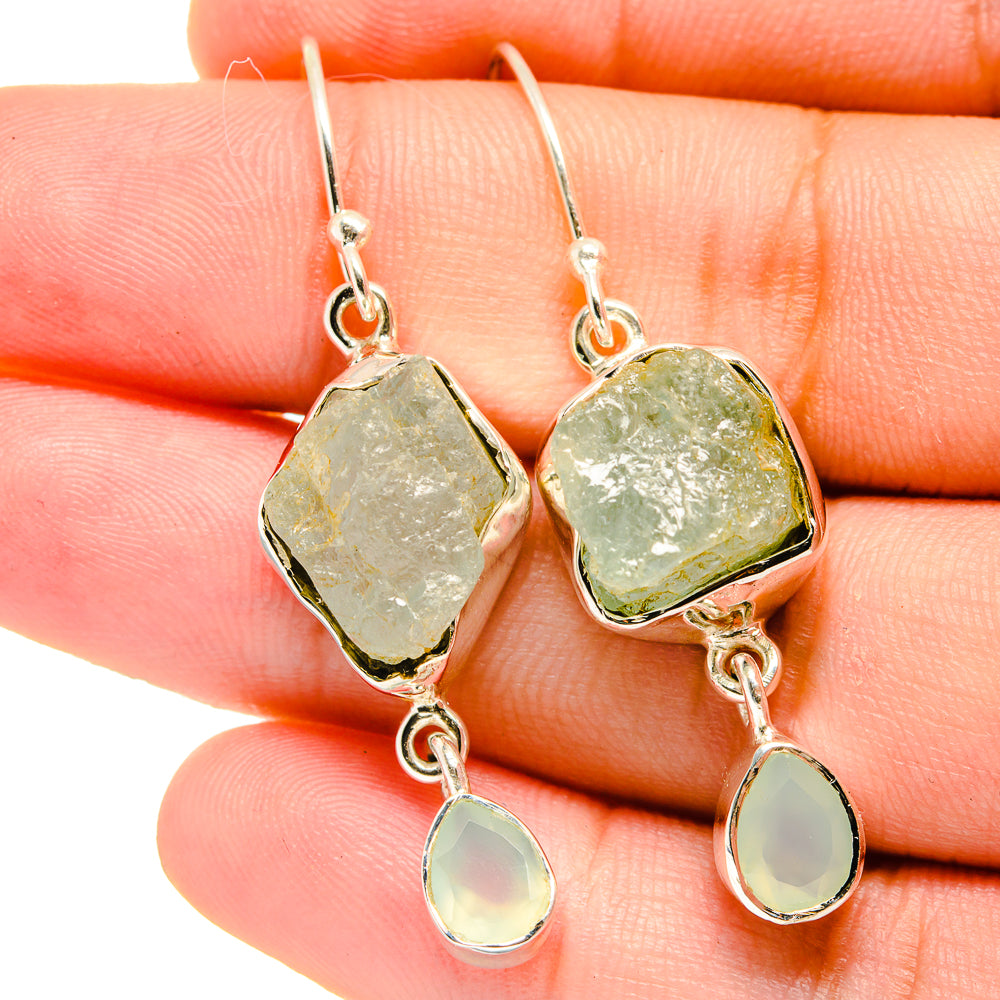 Aquamarine Earrings handcrafted by Anasilvercos - EARR421564