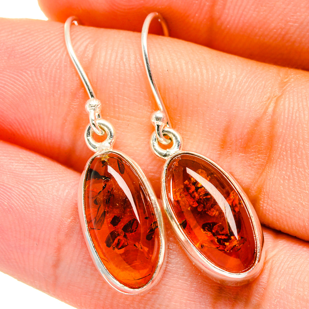 Baltic Amber Earrings handcrafted by Anasilvercos - EARR421574