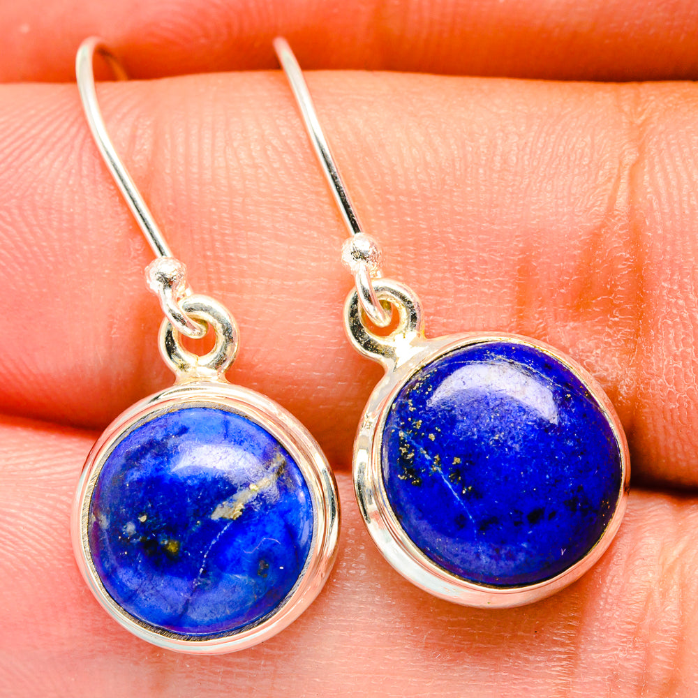 Lapis Lazuli Earrings handcrafted by Anasilvercos - EARR421583