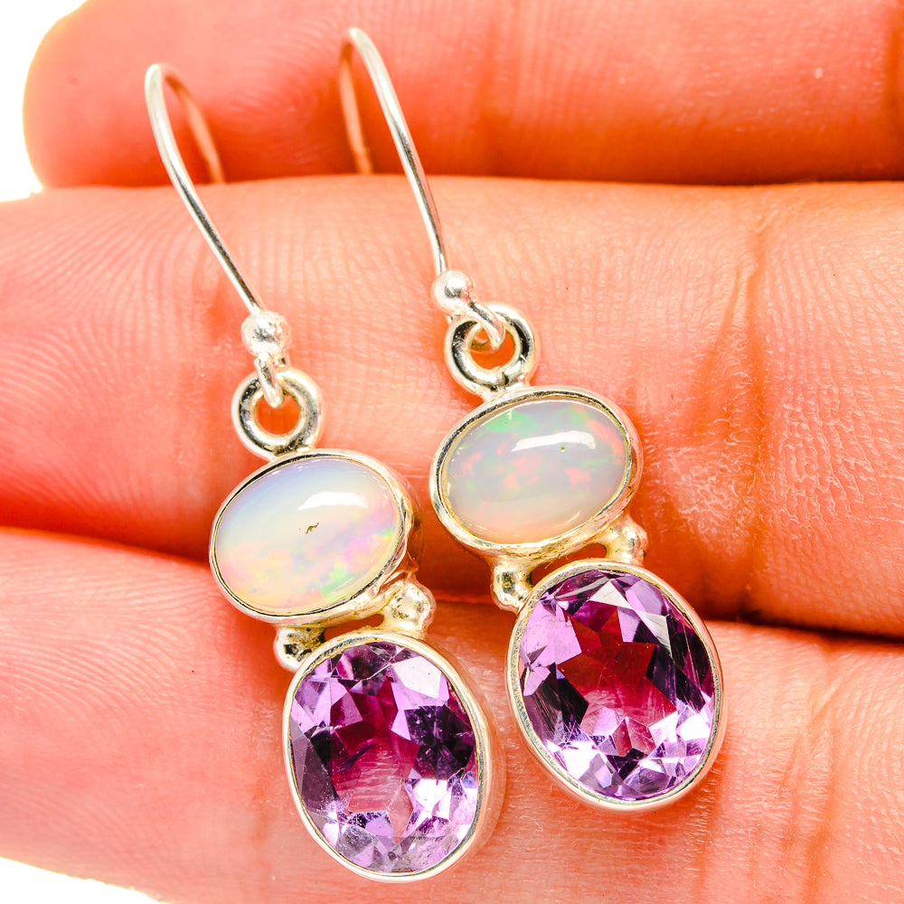 Amethyst Earrings handcrafted by Anasilvercos - EARR421588