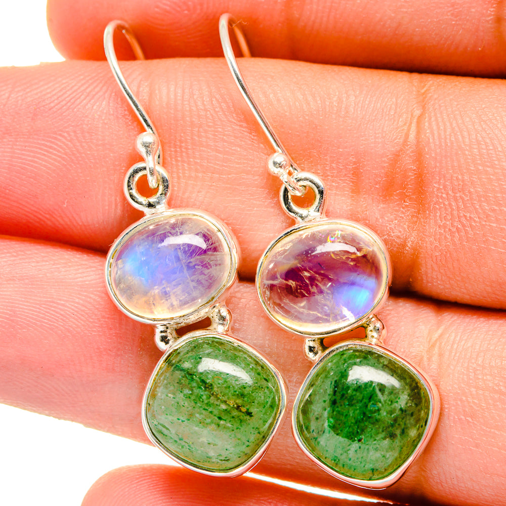 Green Aventurine Earrings handcrafted by Anasilvercos - EARR421600
