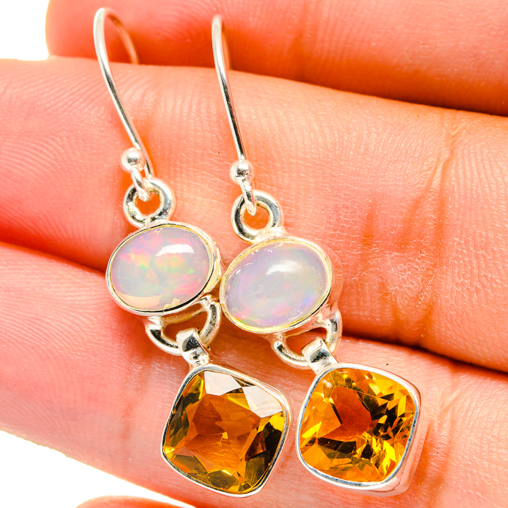 Citrine Earrings handcrafted by Anasilvercos - EARR421604