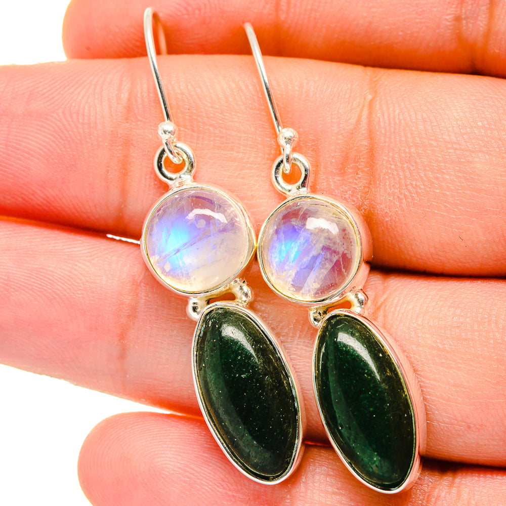 Green Aventurine Earrings handcrafted by Anasilvercos - EARR421605