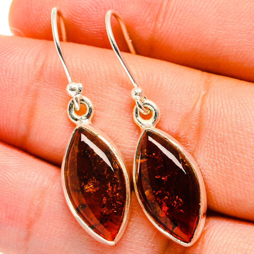 Baltic Amber Earrings handcrafted by Anasilvercos - EARR421607