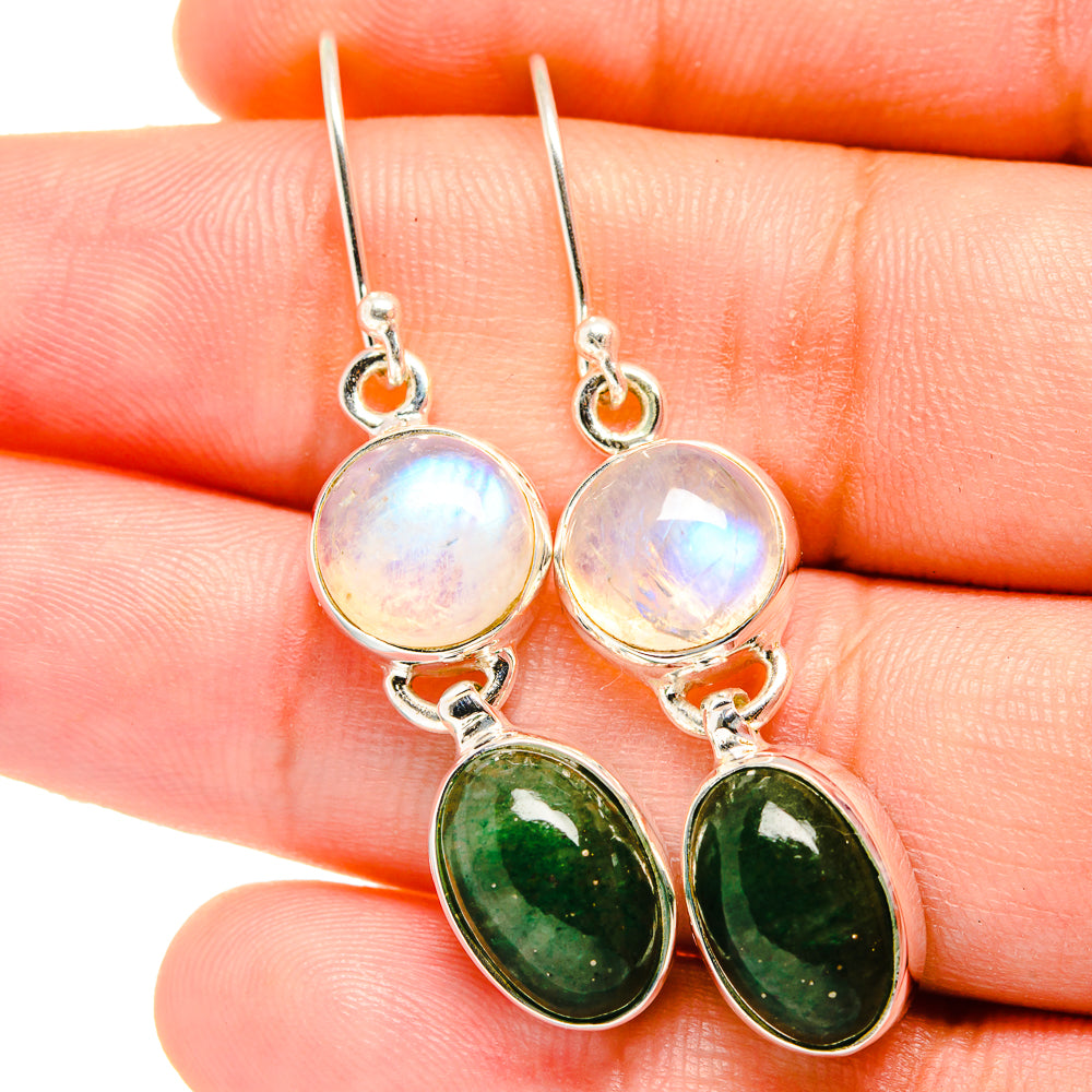 Green Aventurine Earrings handcrafted by Anasilvercos - EARR421625