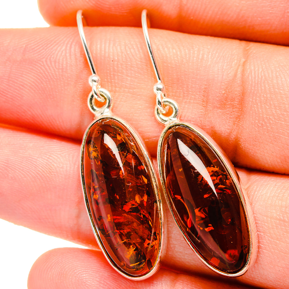 Baltic Amber Earrings handcrafted by Anasilvercos - EARR421632