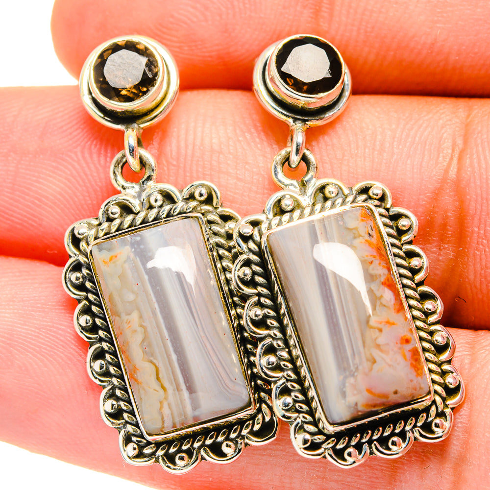Ocean Jasper Earrings handcrafted by Anasilvercos - EARR421642