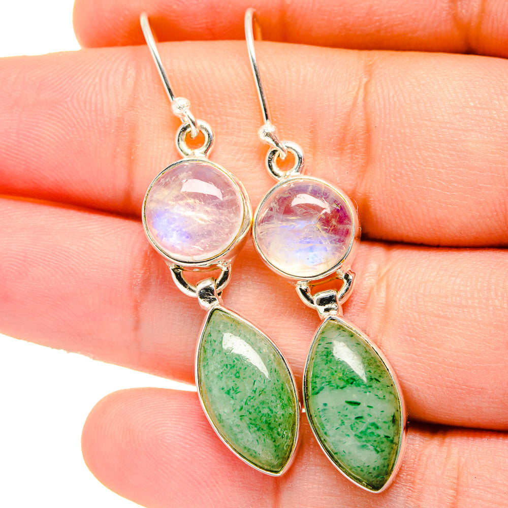 Green Aventurine Earrings handcrafted by Anasilvercos - EARR421655